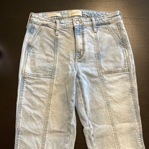 High Rise Slim Straight Jeans